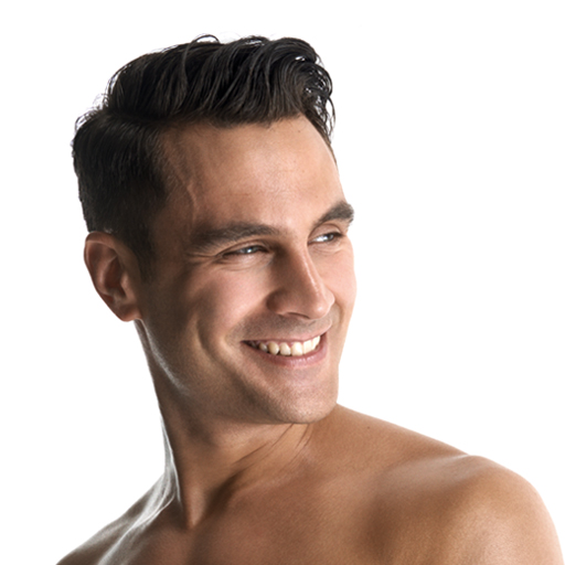 Homme visage